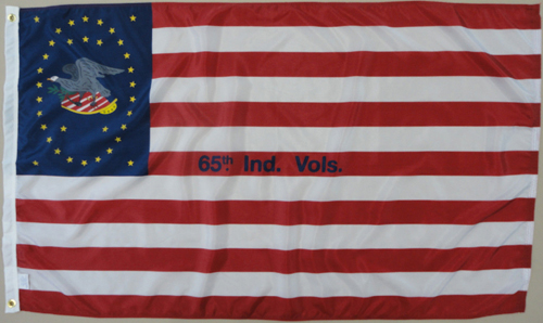 65th Indiana Infantry Regiment, Nylon 3' X 5' - Flagpro