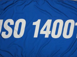 ISO 14001 Flag, Nylon 3′ X 5′