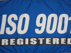 ISO 9001 Flag, Nylon 3′ X 5′