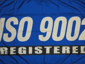 ISO 9002 Flag, Nylon 3′ X 5′