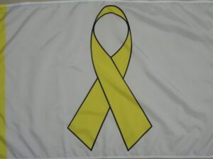 Yellow Ribbon Flag, Nylon 3′ X 5′