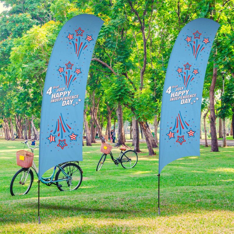 Value Razor Sail Sign Display