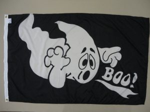 Halloween Ghost Boo! Flag, 3′ X 5′