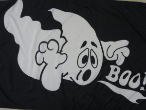 Halloween Ghost Boo! Flag, 3′ X 5′