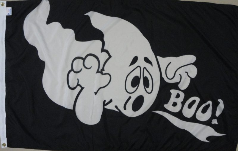 Halloween Ghost Boo! Flag