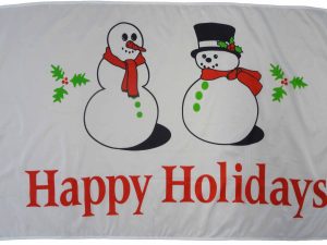 Happy Holidays Flag, 3′ X 5′