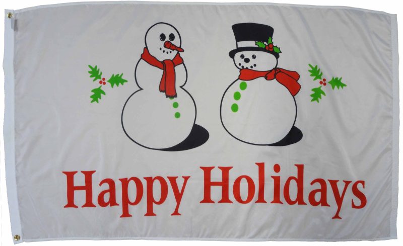 Happy Holidays Flag