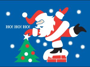 Roof Top Santa Flag, 3′ X 5′