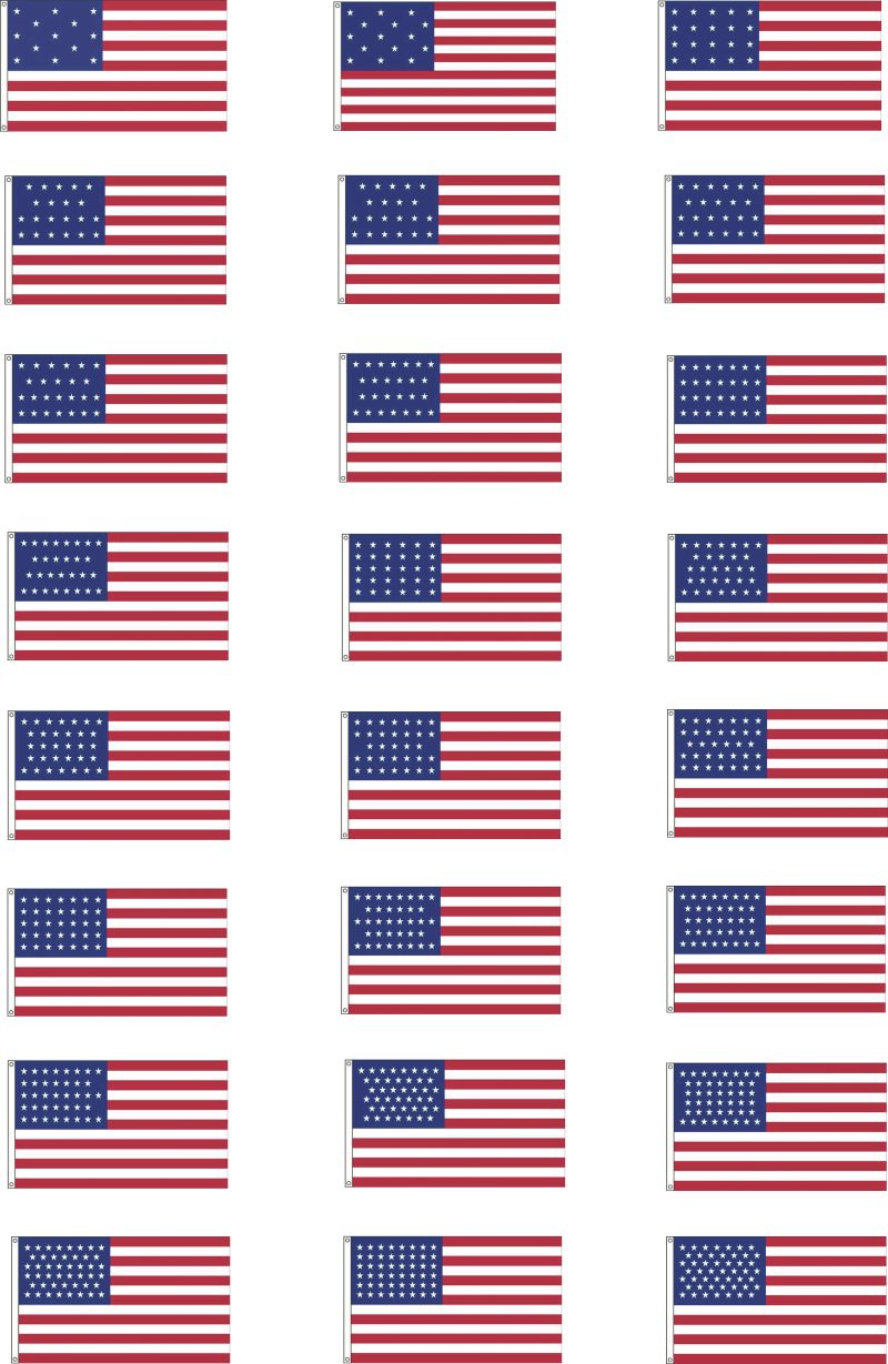 United States Historical Flag