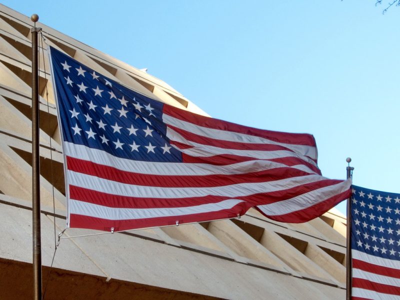 United States 34 Star Flag Printed