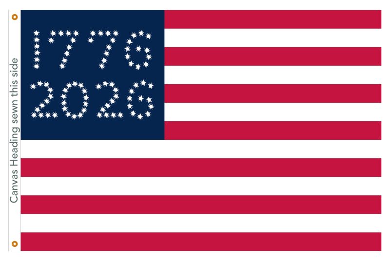 United States Semiquincentennial Flag