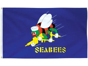 Seabees Flag, 3′ X 5′