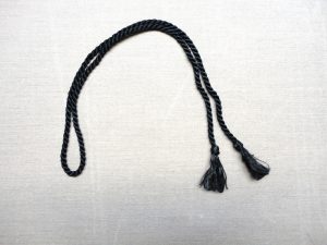 Black Cord With Tassels, All Lengths