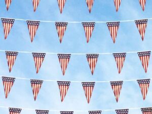 Patriotic Pennant String, All Styles