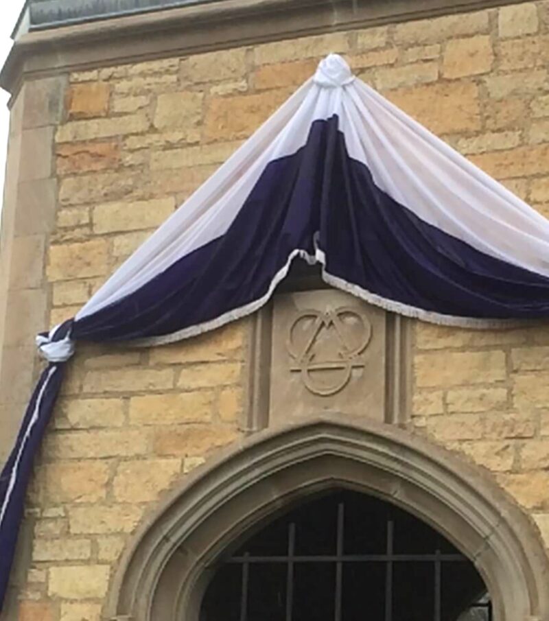 Liturgical Bunting Hanging