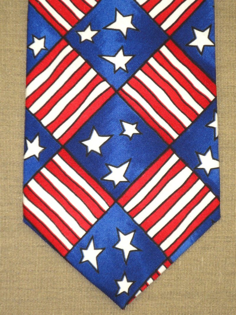 Stars and Stripes Box Tie