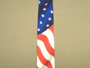 Stars and Stripes Tie, Polyester by Ralph Marlin