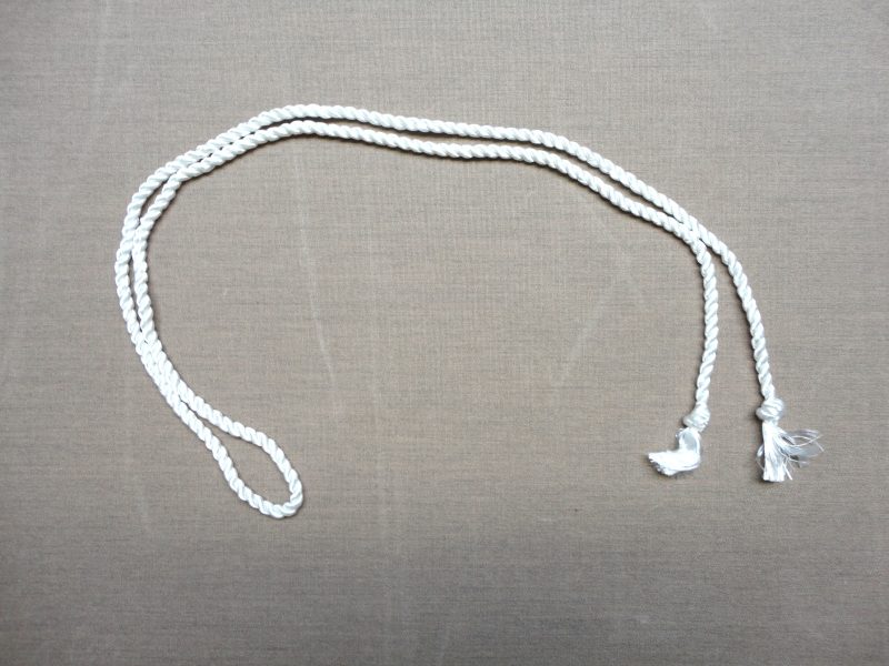 White Cord With Tassels