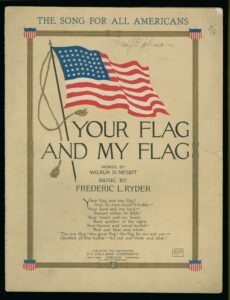 Your Flag and My Flag sheet music cover